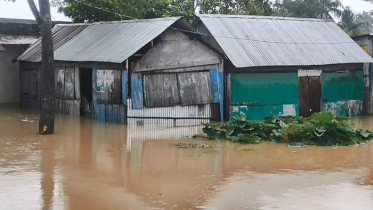 আখাউড়ায় বন্যা পরিস্থিতির কিছুটা উন্নতি