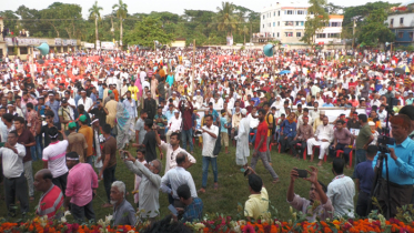 বাগেরহাটে আওয়ামী লীগের শান্তি সমাবেশে মানুষের ঢল