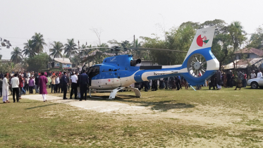 এয়ার এ্যাম্বুলেন্সে ঢাকায় আনা হলো বাগেরহাট-৪ আসনের এমপিকে