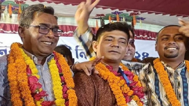 ডিআরইউ সভাপতি শুকুর আলী শুভ ও সাধারণ সম্পাদক মহিউদ্দিন