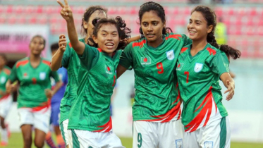 প্রথমার্ধেই ভুটানের জালে বাঘিনীদের চার গোল