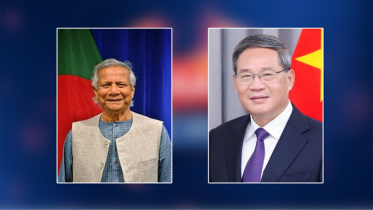 শুভেচ্ছা বার্তা বিনিময় করলেন প্রধান উপদেষ্টা ও চীনের প্রধানমন্ত্রী