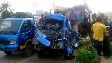 ভালুকায় পিকআপ-ট্রাক সংঘর্ষে নিহত ২