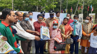 শ্রীমঙ্গলে বীরঙ্গনা বীরমাতাদের নতুন বস্ত্র দিয়ে বরণ