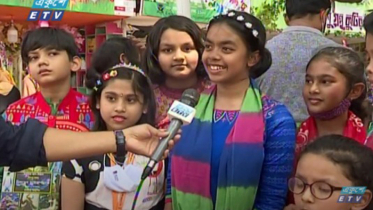 শিশু প্রহরে জমজমাট একুশে বইমেলা (ভিডিও)