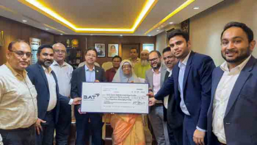 শ্রমিক কল্যাণ তহবিলে ১৮ কোটি ৪১ লাখ টাকা অনুদান দিল বিএটি বাংলাদেশ