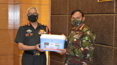 বাংলাদেশ সেনাবাহিনী প্রধানের সঙ্গে ভারতের সেনা প্রধানের সাক্ষাৎ