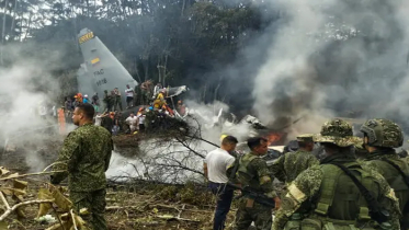 কলম্বিয়ায় সেনা নিয়ে সামরিক বিমান বিধ্বস্ত, নিহত ৬৬