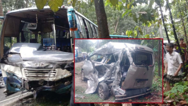 কক্সবাজারে বাস-মাইক্রোবাস সংঘর্ষে একই পরিবারের ৫ জন নিহত