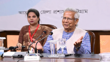 জলাবদ্ধতা নিরসনে চট্টগ্রামকে দৃষ্টান্ত স্থাপন করতে হবে: প্রধান উপদেষ্টা