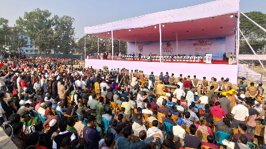 পলোগ্রাউন্ড মাঠে তারেক রহমানের সমাবেশ, জড়ো হচ্ছে নেতাকর্মীরা