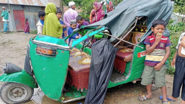 ঝড়ে গাছ পড়ে অটোরিক্সার যাত্রী নিহত, আহত ৪