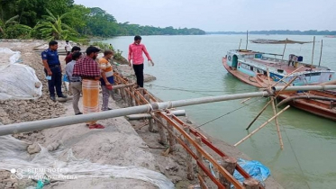 নলছিটিতে ড্রেজার মালিককে ১ লাখ টাকা জরিমানা