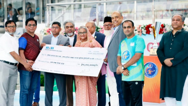 ফুটবল টুর্নামেন্টে রানার্স-আপ ফার্স্ট সিকিউরিটি ইসলামী ব্যাংক