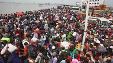 ঈদ উদযাপনে রাজধানী ছাড়ছে মানুষ (ভিডিও)