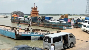 মাঝিকান্দি-শিমুলিয়ায় ফেরি চলাচল শুরু