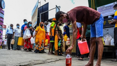 মাত্র চার দিনের তেল মজুত আছে শ্রীলঙ্কায়
