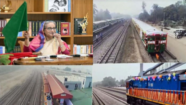 নতুন তিন রেলপথ উদ্বোধন করলেন প্রধানমন্ত্রী