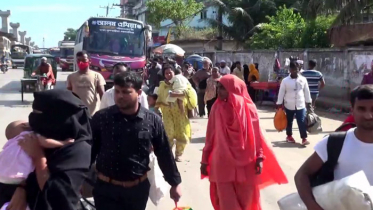 ঈদ শেষে ফিরছে মানুষ, চাপ বেড়েছে ঢাকা-টাঙ্গাইল মহাসড়কে