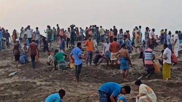 স্বর্ণের খোঁজে মাটি খুঁড়ে সন্দিহান হাজারো মানুষ, ১৪৪ ধারা জারি