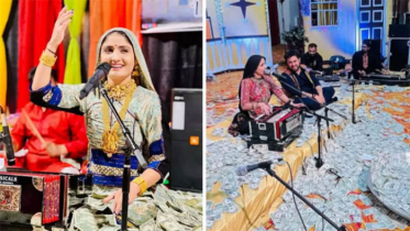 আমেরিকায় গুজরাটি শিল্পীর অনুষ্ঠানে ডলার-বৃষ্টি