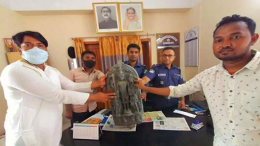 ঠাকুরগাঁওয়ে ৩০ কেজি ওজনের বিষ্ণুমূর্তি উদ্ধার