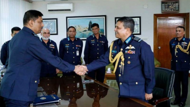 বিমান বাহিনী প্রধানের দায়িত্ব নিলেন শেখ আব্দুল হান্নান 