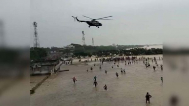 ত্রাণ নিতে গিয়ে আহত বিপ্লব মারা গেছেন