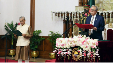 প্রতিমন্ত্রী হিসেবে শপথ নিলেন ড. শামসুল আলম