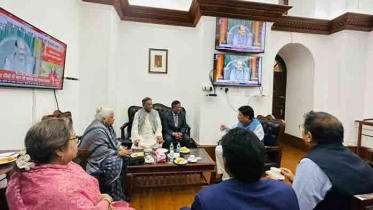 রাজ্যসভা নেতা পীযূষ গয়ালের সঙ্গে আওয়ামী লীগ প্রতিনিধি দলের বৈঠক
