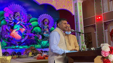 `বাংলাদেশের দুর্গাপূর্জা অসাম্প্রদায়িকতার আদর্শ উদাহরণ`
