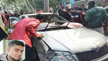 যশোরে প্রাইভেটকারের ধাক্কায় ১ জন নিহত