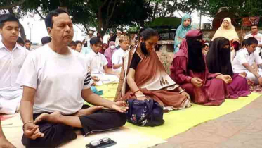 ঝালকাঠিতে বিশ্ব মেডিটেশন দিবস পালিত