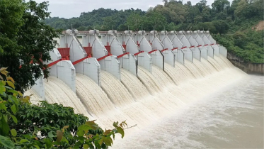 খুলে দেওয়া হলো কাপ্তাই বাঁধের ১৬ কপাট