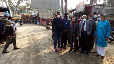 কলারোয়ায় শেখ হাসিনার গাড়ী বহরে হামলার ঘটনা স্থান পরিদর্শন