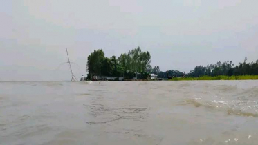 কুড়িগ্রামে ব্রহ্মপুত্রের পানি বিপৎসীমার ওপরে