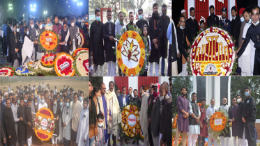 যথাযোগ্য মর্যাদায় সারাদেশে ভাষা শহীদদের স্মরণ 