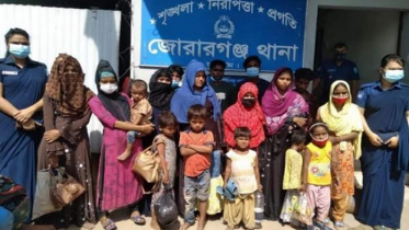 ভাসানচর থেকে পালিয়ে আসা ১৮ রোহিঙ্গা মিরসরাইয়ে আটক 