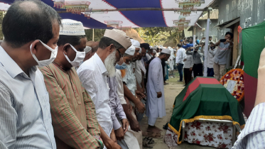 নিজ বাড়িতে সাহাবুদ্দীন আহমদের জানাজা সম্পন্ন