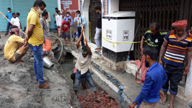 মসজিদে বিস্ফোরণ: আজও লিকেজ খুঁজছে তিতাস