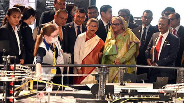 জাপানের জাতীয় বিজ্ঞান জাদুঘর পরিদর্শন করলেন প্রধানমন্ত্রী