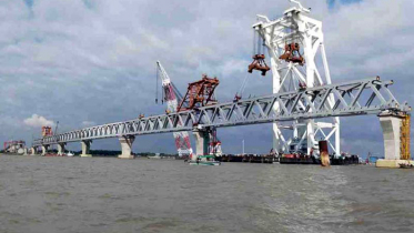 পদ্মাসেতুর ৫ হাজার ৪শ’ মিটার দৃশ্যমান 