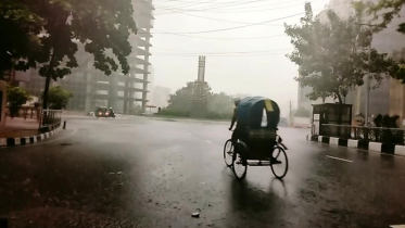 বিরামহীন বৃষ্টিতে জনজীবনে প্রশান্তি