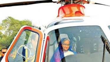 বন্যাকবলিত এলাকায় গেলেন প্রধানমন্ত্রী