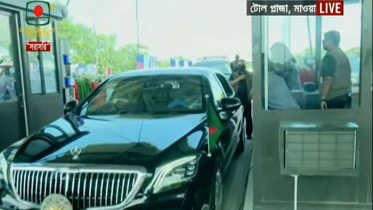 পদ্মা সেতু হয়ে বাড়ি যাচ্ছেন প্রধানমন্ত্রী