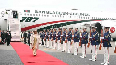 প্রধানমন্ত্রী শেখ হাসিনাকে জাপানে লাল গালিচা সংবর্ধনা