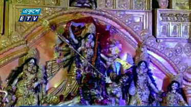 সাদামাটাভাবেই শেষ হচ্ছে এশিয়ার সর্ববৃহৎ পূজামন্ডপের দুর্গোৎসব