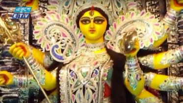 এবার দেবীর আগমন হাতিতে, ফিরবেন নৌকায় (ভিডিও)