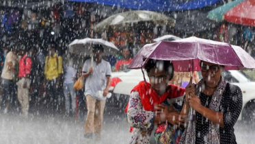 মাঝারী ধরণের ভারী বর্ষণের আভাস