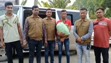 অভিনব কায়দা, তরমুজের আদলে গাঁজা বহন